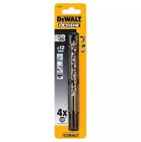 Сверло по металлу Industrial Cobalt HSS-CO DeWALT серии Extreme DT4916