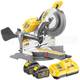 Торцовочная пила аккумуляторная XR FLEXVOLT XPS с 2-мя аккумуляторами DeWALT DHS780T2A