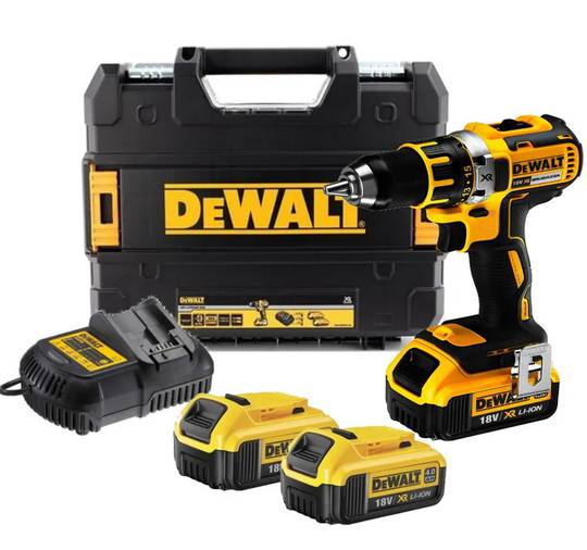 Дрель-шуруповёрт аккумуляторная бесщёточная DeWALT DCD790M3