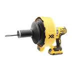 Прочистная машина аккумуляторная с бесщеточным двигателем для прочистки канализационных труб DeWALT DCD200D1