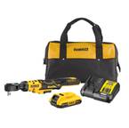 Гайковерт угловой - трещётка аккумуляторный бесщёточный DeWALT DCF512D1