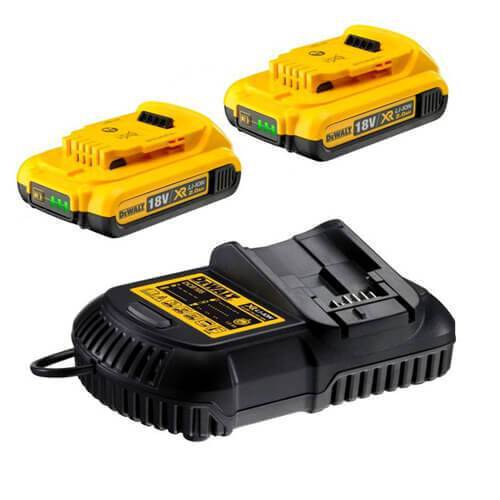 Зарядное устройство с аккумуляторной батареей (2шт) XR Li-Ion DCB183 DeWALT DCB115D2