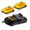 Зарядное устройство с аккумуляторной батареей (2шт) XR Li-Ion DCB183 DeWALT DCB115D2