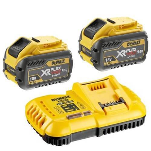 Зарядное устройство с аккумуляторной батареей (2 шт) FLEXVOLT DCB547 DeWALT DCB118X2
