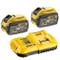 Зарядное устройство с аккумуляторной батареей (2 шт) FLEXVOLT DCB547 DeWALT DCB118X2