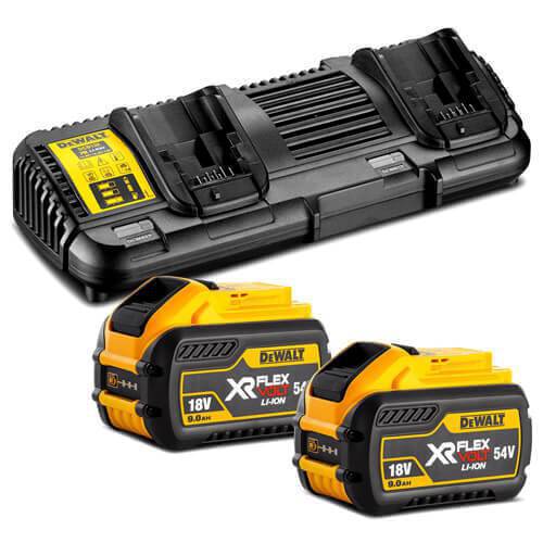 Зарядное устройство с аккумуляторной батареей (2 шт) FLEXVOLT DCB547 DeWALT DCB132X2