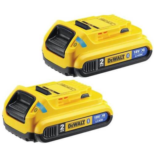 Аккумуляторная батарея 2 Ач XR Li-Ion 18V с bluetooth DeWALT DCB283B