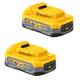 Набор аккумуляторных батарей PowerStack DeWALT DCBP318S2