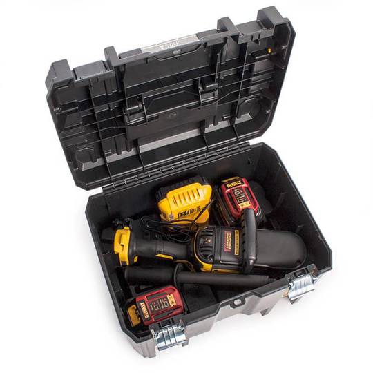 Кутова дриль акумуляторна XR FLEXVOLT в кейсі з 2-ма акумуляторами DeWALT DCD460T2