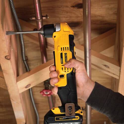Угловая дрель аккумуляторная в кейсе DeWALT DCD740NT