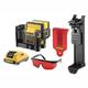 Лазерный уровень в кейсе с аккумулятором 2 Ач DeWALT DCE085D1R