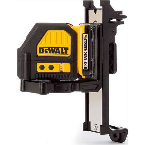 Лазерный уровень в кейсе с аккумулятором 2 Ач DeWALT DCE088D1R