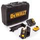Лазерний рівень в кейсі з акумулятором 2 Аг DeWALT DCE088D1R