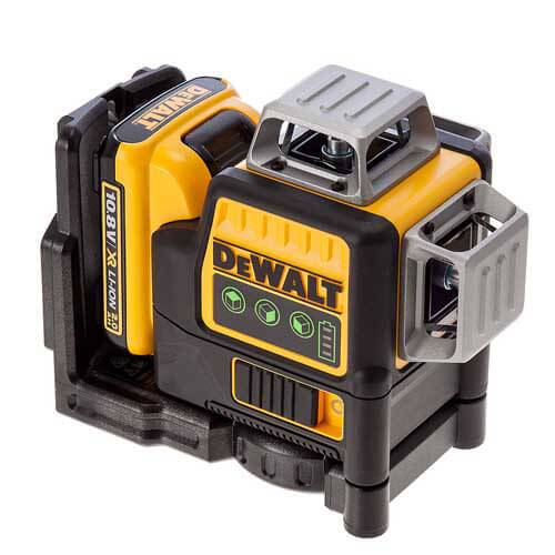 Лазерный уровень в кейсе с аккумулятором 2 Ач DeWALT DCE089D1G