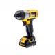 Шуруповерт аккумуляторный в кейсе с 2-мя аккумуляторами 2 Ач DeWALT DCF610D2