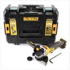 Безщіткова кутова шліфмашина акумуляторна в кейсі DeWALT DCG406NT