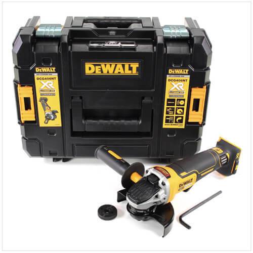 Бесщёточная угловая шлифмашина аккумуляторная в кейсе DeWALT DCG406NT