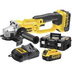 Кутова шліфмашина акумуляторна в кейсі з 2-ма акумуляторами DeWALT DCG412M2