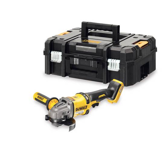 Кутова шліфмашина акумуляторна XR FLEXVOLT в кейсі DeWALT DCG414NT