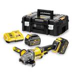 Кутова шліфмашина акумуляторна XR FLEXVOLT в кейсі с 2-ма акумуляторами  DeWALT DCG414T2
