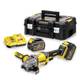 Угловая шлифмашина аккумуляторная XR FLEXVOLT в кейсе с 2-мя аккумуляторами DeWALT DCG414T2
