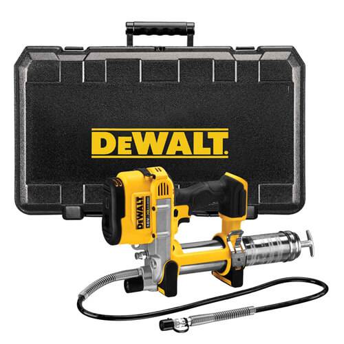 Пистолет для смазки аккумуляторный в кейсе DeWALT DCGG571NK