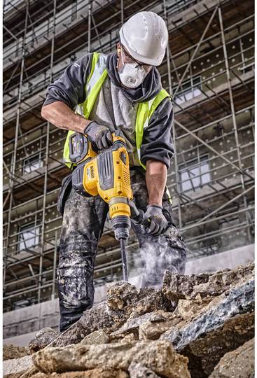 Двухрежимный перфоратор аккумуляторный SDS-MAX в кейсе с 2-мя аккумуляторами DeWALT DCH733X2