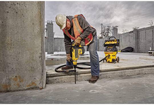 Двухрежимный перфоратор аккумуляторный SDS-MAX в кейсе с 2-мя аккумуляторами DeWALT DCH733X2