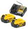Набор из двух инструментов бесщеточных DeWALT DCK2026P2T