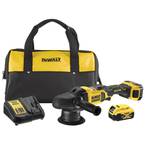 Полировальная машина аккумуляторная с 2-мя аккумуляторами 5 Ач DeWALT DCM848P2