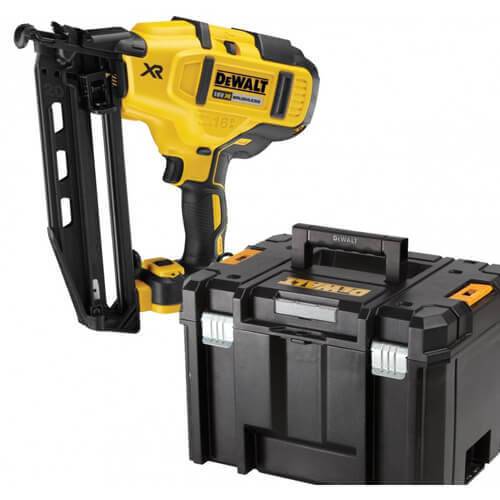 Финишный гвоздезабиватель аккумуляторный в кейсе DeWALT DCN680NT