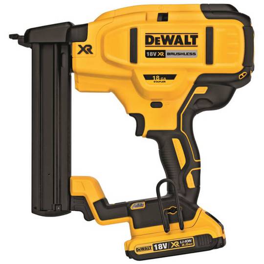 Степлер аккумуляторный в кейсе с 2-мя аккумуляторами 2 Ач DeWALT DCN681D2