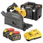 Дискова пилка акумуляторна XR FLEXVOLT в кейсі з 2-ма акумуляторами DeWALT DCS520T2