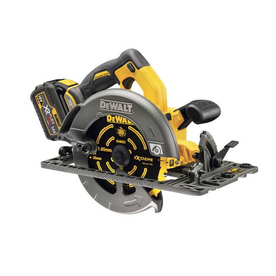 Дисковая пила аккумуляторная XR FLEXVOLT в кейсе с 2-мя аккумуляторами DeWALT DCS576T2