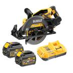 Дисковая пила аккумуляторная XR FLEXVOLT в кейсе с 2-мя аккумуляторами DeWALT DCS577T2