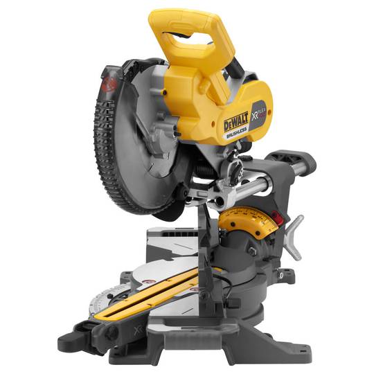 Торцовочная пила аккумуляторная XR FLEXVOLT XPS с 2-мя аккумуляторами DeWALT DCS727T2