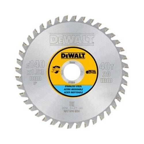 Пильный диск по металлу Metal Cutting DeWALT нержавеющая сталь