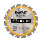 Пильный диск construction для аккумуляторных ручных пил DeWALT DT1946