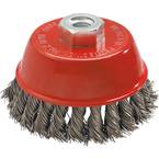Чашечная щетка из пучков витой проволоки DeWALT