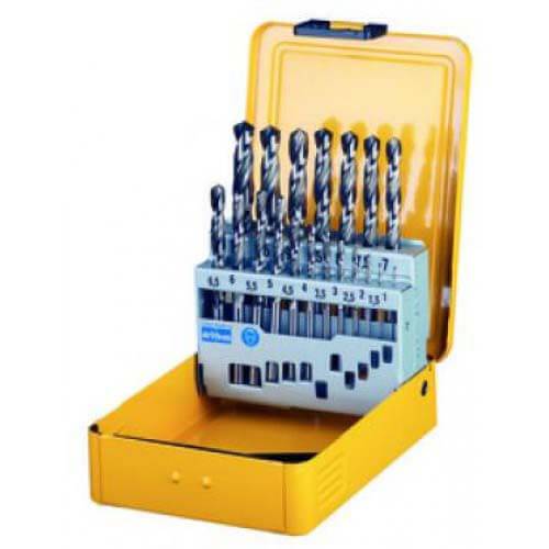 Набор сверл по металлу HSS-R (19 шт) в пластиковом боксе DeWALT DT5913