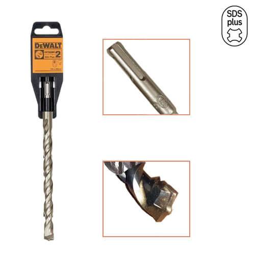 Бур SDS-Plus EXTREME с 2 режущими кромками DeWALT
