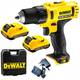 Дрель-шуруповерт аккумуляторная в кейсе с 2-ма аккумуляторами 2 Ач DeWALT  DCD710D2