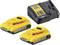 Зарядное устройство с аккумуляторной батареей (2шт) XR Li-Ion DCB183 DeWALT DCB115D2
