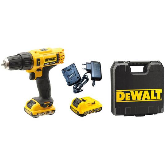 Ударна дриль-шурупокрут акумуляторна в кейсі з 2-ма акумуляторами 2 Аг DeWALT DCD716D2
